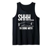 Youth Archery Lover Shhh I'm Doing Math Funny Archer Tank Top