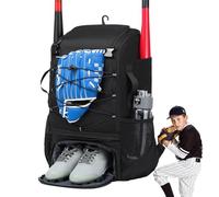 Youth Baseball Equipment Bag, Backpack, Softball Storage Bag, Hook Baseball Sack, Helmet Fair Holder, Tea Ball Flak Bag, Lightweight Carry Bag, Multipurpose Sports Package for T