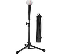 Youth Baseball Tee - Portable Batting Tee | Adjustable Height Ages 3-8 Beginner-Friendly Tripod Stand with Bag for Competitive Play Coaching Indoor Training Batting Cage