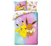 Youth Bedding Set 140X200 Pokemon Pikachu Microfiber