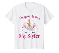 Youth Big Sister T Shirt Unicorn I'm Going to be a Big Sister T-Shirt