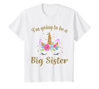Youth Big Sister Unicorn Shirt I'm Going to be a Big Sister T-Shirt