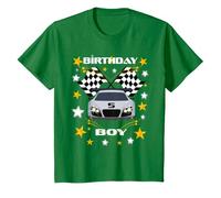 Youth Birthday Boy 5, Racing Cars, 5th Birthday T-Shirt