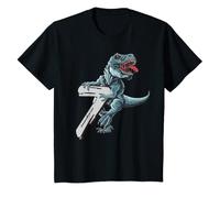 Youth Birthday Shirt T-Rex 7th Birthday Dinosaur T Shirt For Boys T-Shirt