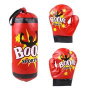 Youth Box Training Kit - Children's Punch Bag with Gloves, Home Training Equipment Set | Boxing Training Equipment for Teenagers, Beginners Sandbag Exercise for Punching, Fitness, Exercise, Indoor