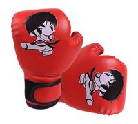 Youth Boxing Gloves - Cartoon PU Leather Training Gloves, Lightweight Protective Sparring Gear | Portable Punching Equipment For Kids Kickboxing Muay Thai MMA Home Gym Practice Fitness Play