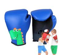 Youth Boxing Mitts - PU Leather Gloves, Kids Combat Sparring Gear | Lightweight Shock-Absorbing Training Gloves with Wrist Support, Protective Exercise Accessories for Young Beginners Martial Practice