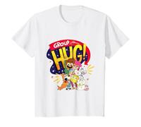 Youth Boy Girl Dog Cat Mouse Cheese Group Hug Kids T-Shirt