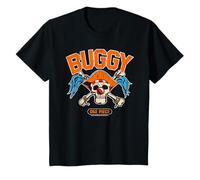 Youth Buggy Pirates Clown Skull Crossbones Emblem Anime Kids T-Shirt