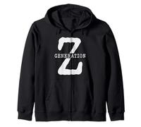 Youth Culture Gen Z Pride Minimalist Bold Statement Zip Hoodie