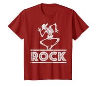 Youth Dancing Skeleton Vintage Rock, Kids, Girls or Boys Rock Star T-Shirt