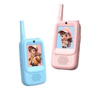 Youth Digital Transceiver - Visual Communication Device with Audio Modulation for Adventure | Portable Multimedia Handsets with Visual Display & Integrated Speaker for Role Play, Scouting, Backyard