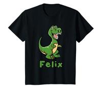 Youth Dino dinosaur name Felix boys gift T-Shirt