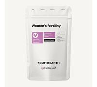 Youth & Earth Fertility Supplements for Women - Pure Vegan Supplement to Support Reproductive Health - Enhance Natural Hormone Balance for Women - 60 Capsules