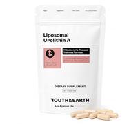Youth & Earth Liposomal Urolithin A Supplement, 500 mg, 60 Capsules