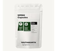 Youth & Earth NMNH Capsules - NMNH Supplement Boosts NAD Support for Cellular Repair, Functioning, Energy Metabolism & Anti Ageing - Vegan Formula NADH Support Made in UK - 60 Capsules