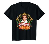 Youth Elf Buddy Smiling Is My Favorite Christmas Kids T-Shirt
