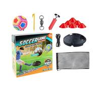 Youth Football Equipment | Soccer Trainer,Rebound Portable Sports Ball with Elastic Cord And Bag for Parent-child Interaction Individual Workout