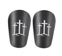Youth Football Shin Protector | Shock Absorbing Lightweight Material | Protection for Soccer Players | For Boys Kids Baseball Basketball Boxing Kickboxing Mountain Biking Running
