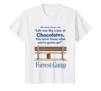 Youth Forrest Gump Life Was Like A Box Of Chocolates Quote Kids T-Shirt