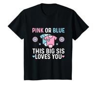 Youth Gender Reveal Party Design for a Gender Reveal Sister to be T-Shirt