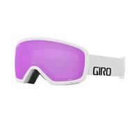 Youth Giro Stomp Ski Snow Goggle White Wordmark Amber Pink