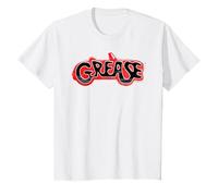 Youth Grease Classic Red & Black Car Logo Kids T-Shirt