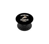 Youth Group Leader Surviving On Prayer And Pizza Bible Study PopSockets Adhesive PopGrip