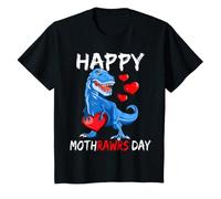 Youth Happy Mother's Day Son For Mom Rawr Trex Dino Toddler Boy T-Shirt