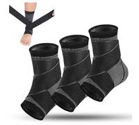 Youth Heel & Growth Plate Support Sleeve,Sleeve for Heel,Foot & Ankle Pain Relief Small for Sprained Ankles & Sports Protection, xheel Painsleeve Kids Youth (C3CS,L)