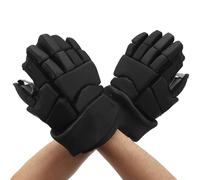 Youth Hockey Gloves,Ice Hockey Players' Gloves Bendable Finger Protective Floorball Roller Sports Thumb Lock System Flexible Full Motion Cuff (9inch)