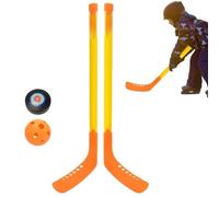 Youth Hockey Stick - Junior Beginner Set, Portable Ice Equipment, Children Sticks Balls Kit | Lightweight Outdoor Street Training Sports Play Gear For Kids Boys Girls