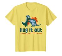 Youth Hug It Out Dinosaurs. Boys & Girls Kindness. Yellow Be Kind T-Shirt