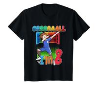 Youth I’m 8 Football Boy Dabbing 8th Birthday T-Shirt