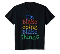 Youth I'm Blake Doing Blake Things Cute Personalised T-Shirt