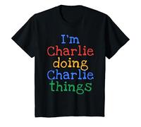 Youth I'm Charlie Doing Charlie Things Cute Personalised T-Shirt