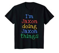 Youth I'm Jaxon Doing Jaxon Things Cute Personalised T-Shirt
