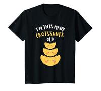 Youth I'm This Many Croissants Old - 3rd Birthday 3 Years Old Bday T-Shirt