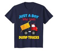 Youth Just A Boy Who Loves Dump Trucks For Boys Dump Trucks T-Shirt