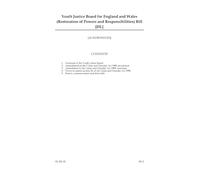 Youth Justice Board for England and Wales (Restoration of Powers and Responsibilities) Bill (House of Lords) HLB 20