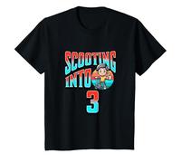 Youth Kick Scooter Scooting Into 3 Year Old 3rd Birthday Boy T-Shirt
