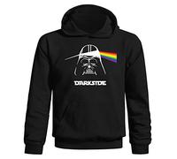 Youth Kids Childrens Darkside Darth Vader Pink Floyd Parody Pullover Hoodie Black 5-6 Years (S)