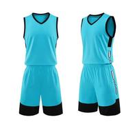 Youth Kids Jersey Set Basketball Training Uniform Shirt Top Shorts Vests Kit Gift for Boys Grils
