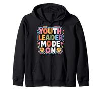 Youth Leader Mode On Young Ministry - Zip Hoodie