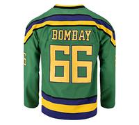 Youth Mighty Ducks Movie Shirts Ice Hockey Jersey - green - Medium
