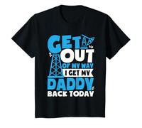 Youth Oil Rig Oilfield Worker Boy Toddler He Is Get My Daddy Back T-Shirt