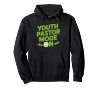 Youth Pastor Mode Megaphone Cross Church Badge Ministry Pullover Hoodie