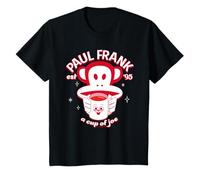 Youth Paul Frank Red A Cup Of Joe Coffee Julius Monkey Kids T-Shirt