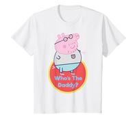 Youth Peppa Pig Who's The Daddy Father's Day T-Shirt