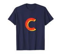 Youth Personalised C Kid Names Charlotte Chris Chloe Initial T-Shirt